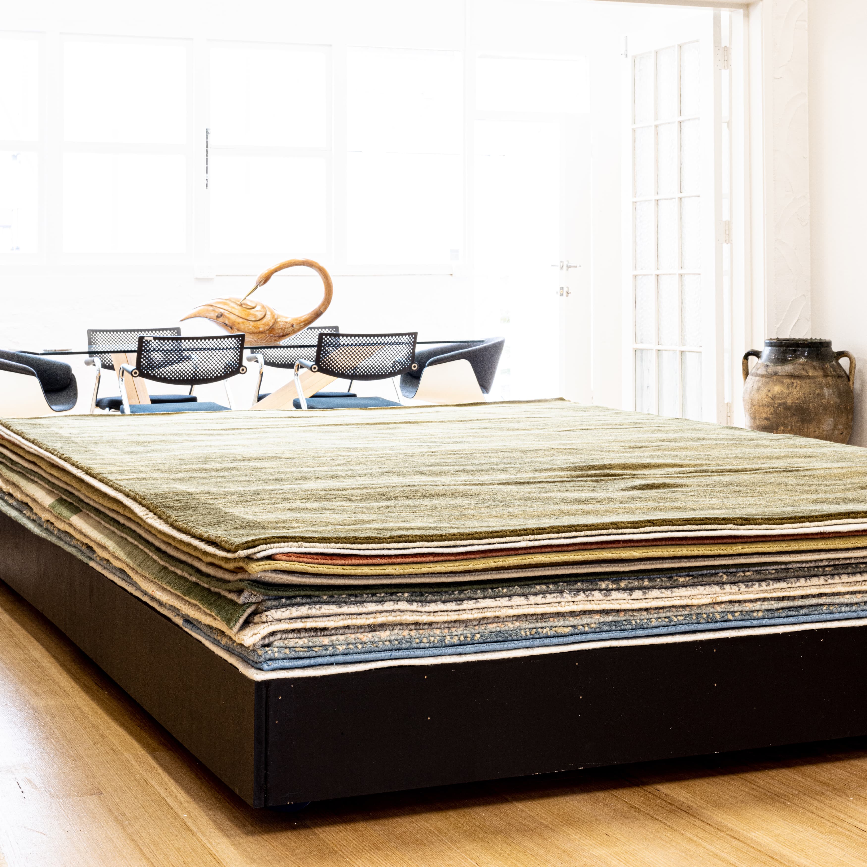 Media banner featuring Tribe Home interiors